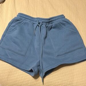 Women's Blue Casual Shorts